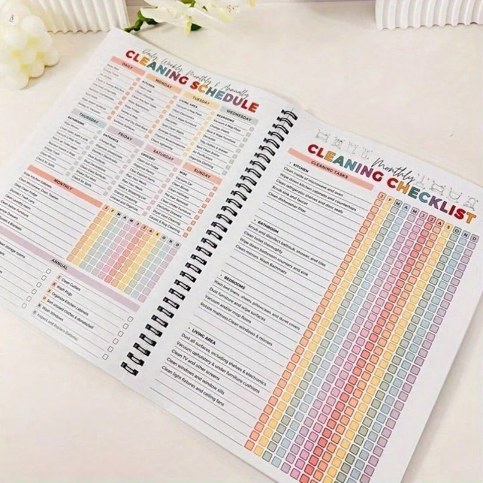 Meal Plan Notepad - ADHD Cleaning Planner Bundle – Includes