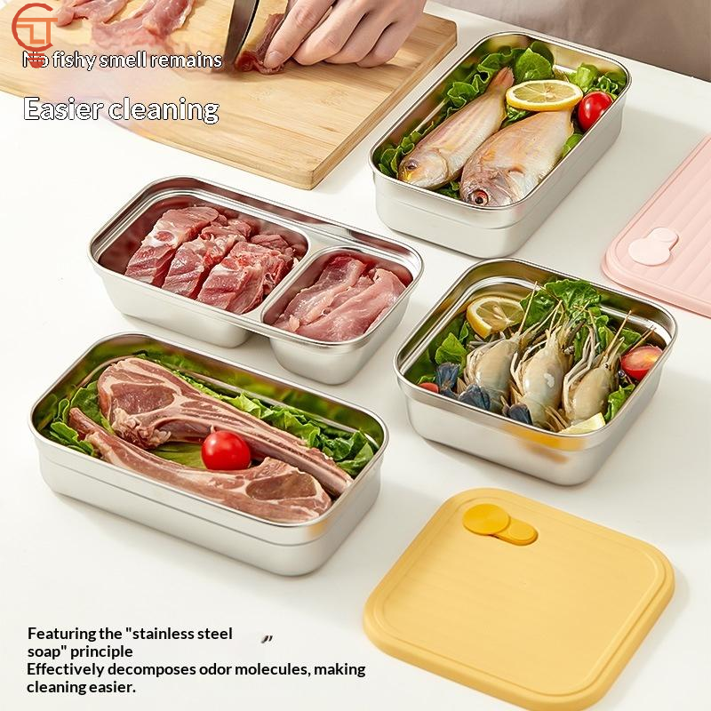 Stainless Bento Box - 304 Stainless Steel Lunch Bento Box