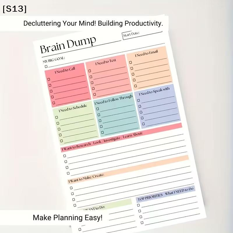 50/150 Sheets Minimalist Journ - огляд і ціна Meal Plan Notepad