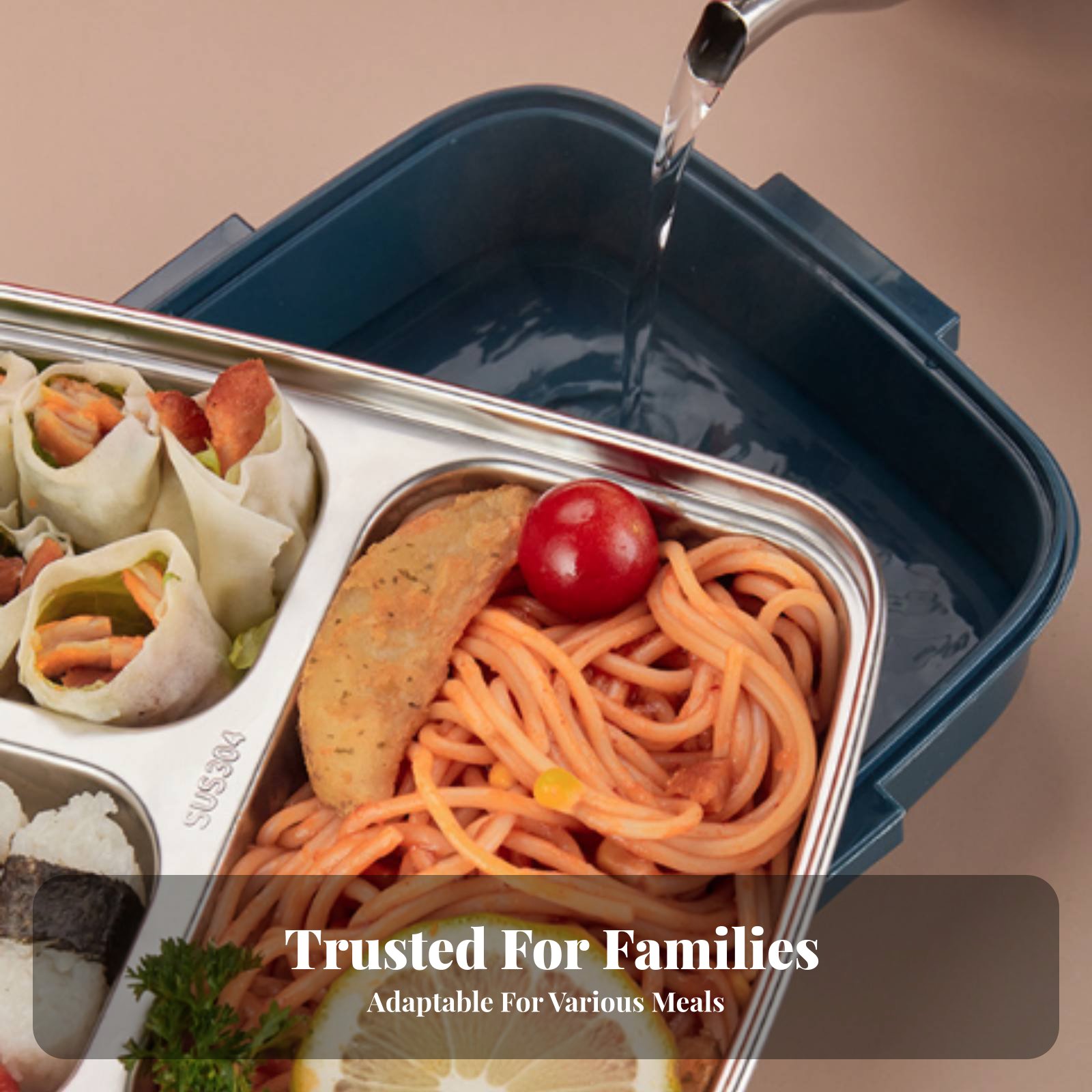304 Stainless Steel Lunch Box, - огляд і ціна Stainless Bento Box