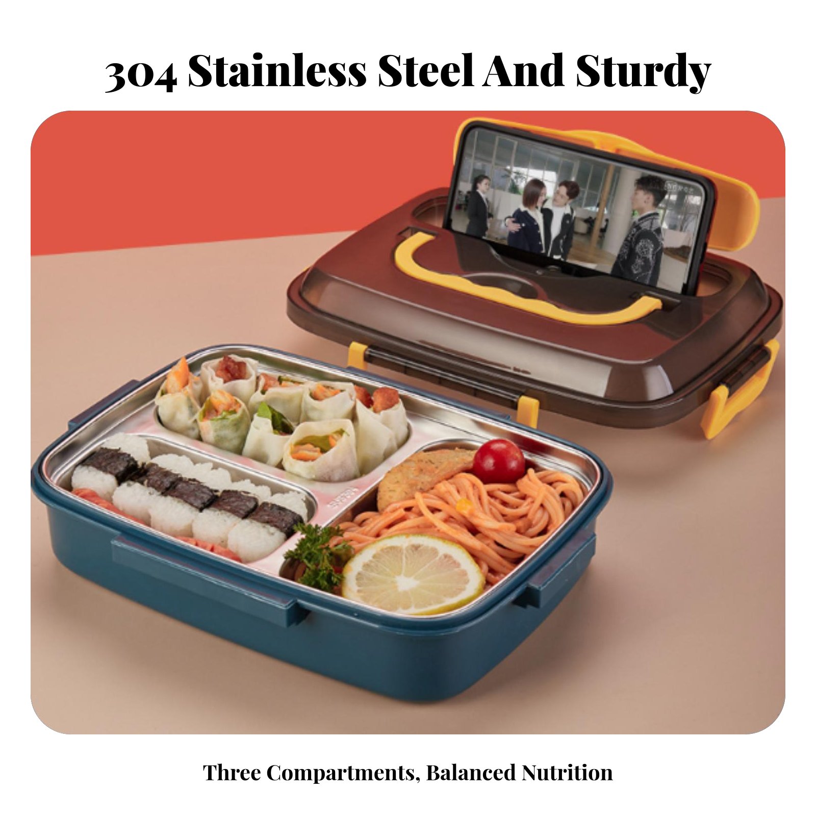304 Stainless Steel Lunch Box, - огляд і ціна Stainless Bento Box