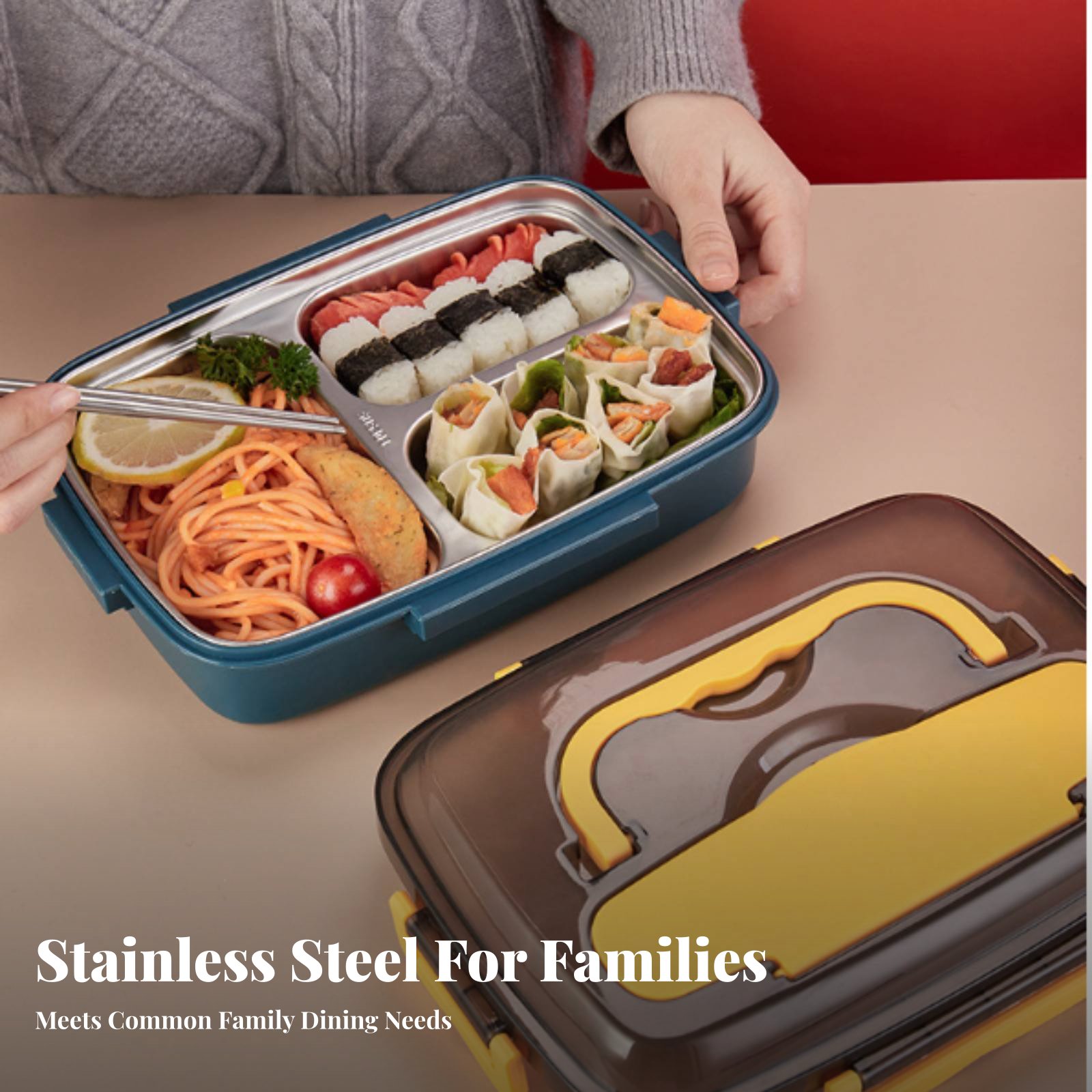 304 Stainless Steel Lunch Box, - огляд і ціна Stainless Bento Box