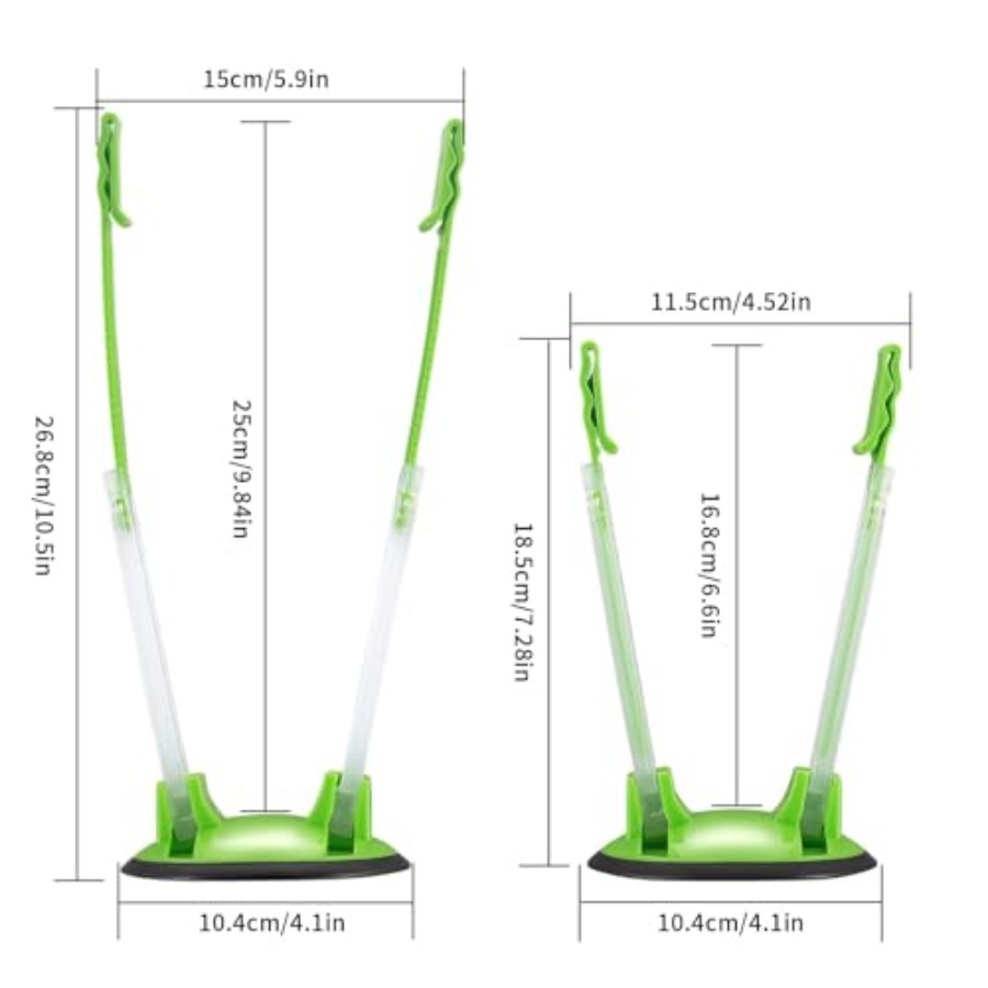2 Pcs Freezer Bag Holder Stand - огляд і ціна Meal Prep Ziplock