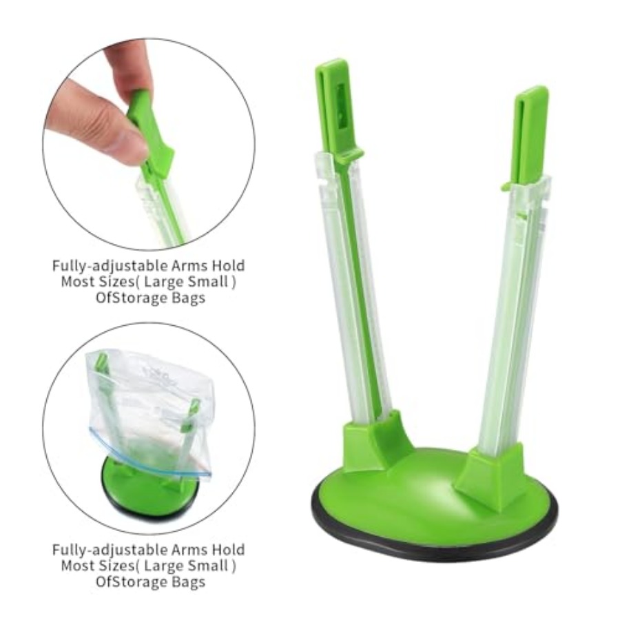 2 Pcs Freezer Bag Holder Stand - огляд і ціна Meal Prep Ziplock