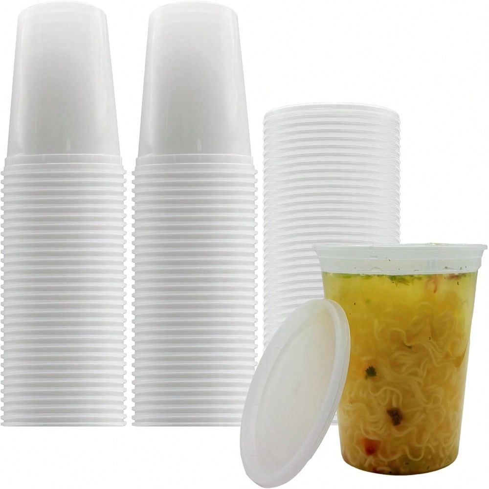60 Sets 8oz Containers With Li - огляд і ціна Meal Prep Freezer