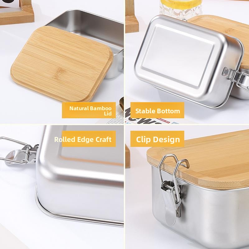 Outdoor Camping Lunch Box 3 Pa - огляд і ціна Stainless Bento Box