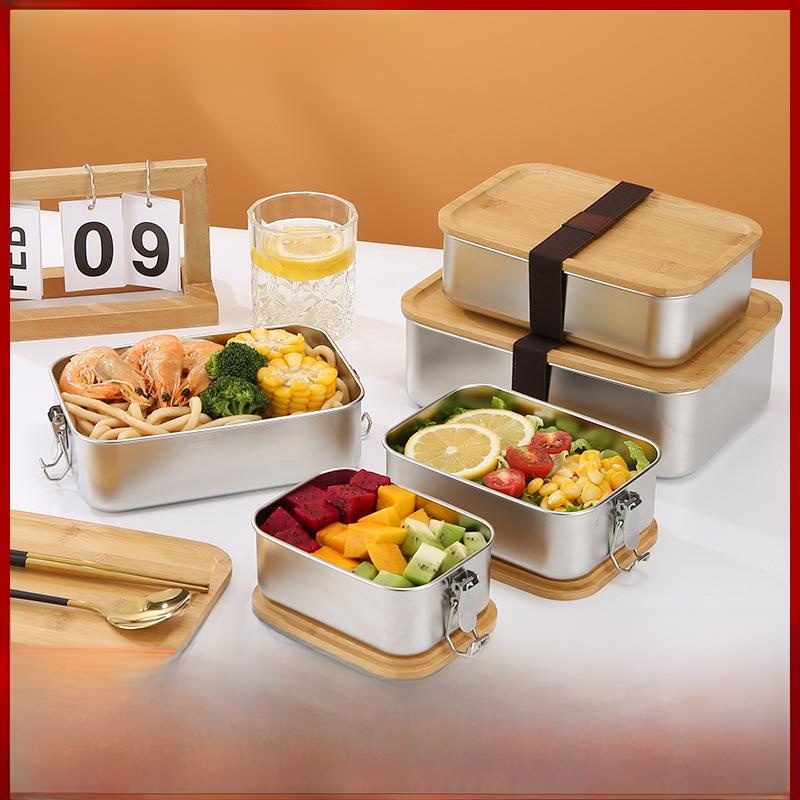 Outdoor Camping Lunch Box 3 Pa - огляд і ціна Stainless Bento Box