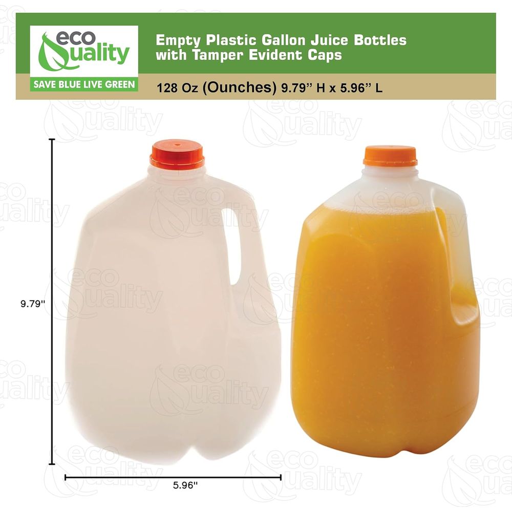 128 oz Gallon Size Plastic Jui - огляд і ціна Meal Prep Juice