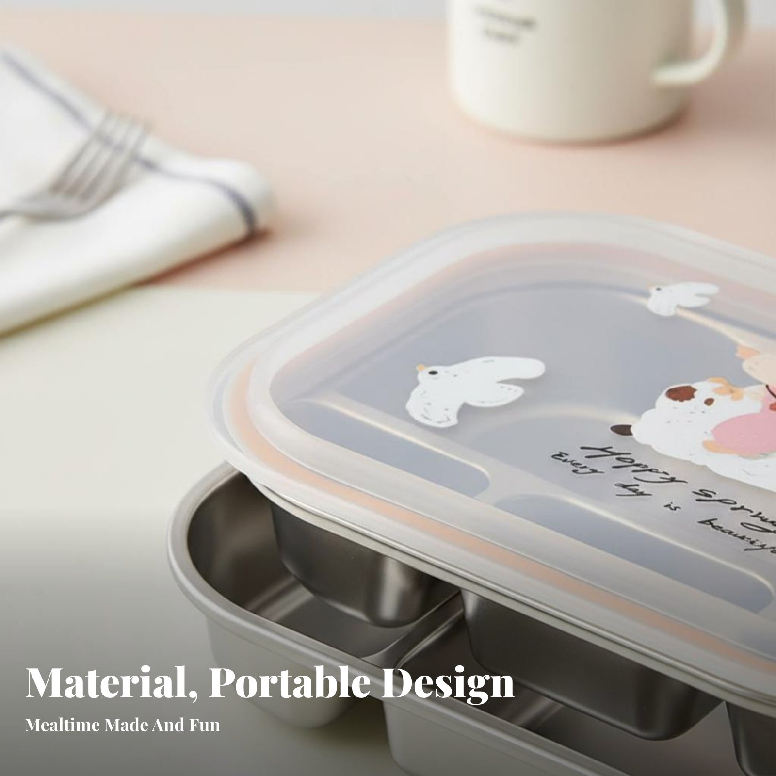 316 Stainless Steel Insulated  - огляд і ціна Stainless Bento Box
