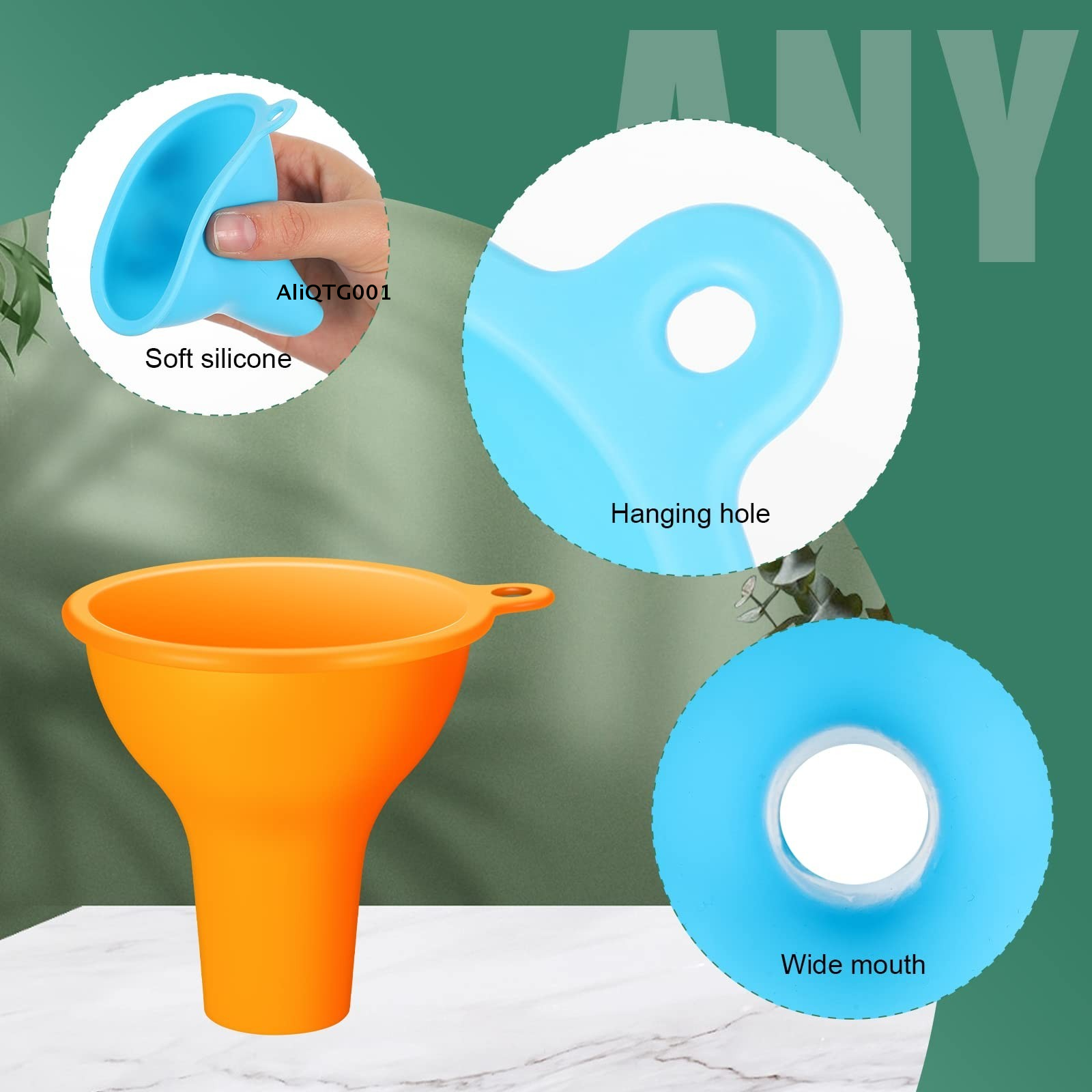 4 Pieces Wide Mouth Funnel Set - огляд і ціна Sauce Squeeze Bottle