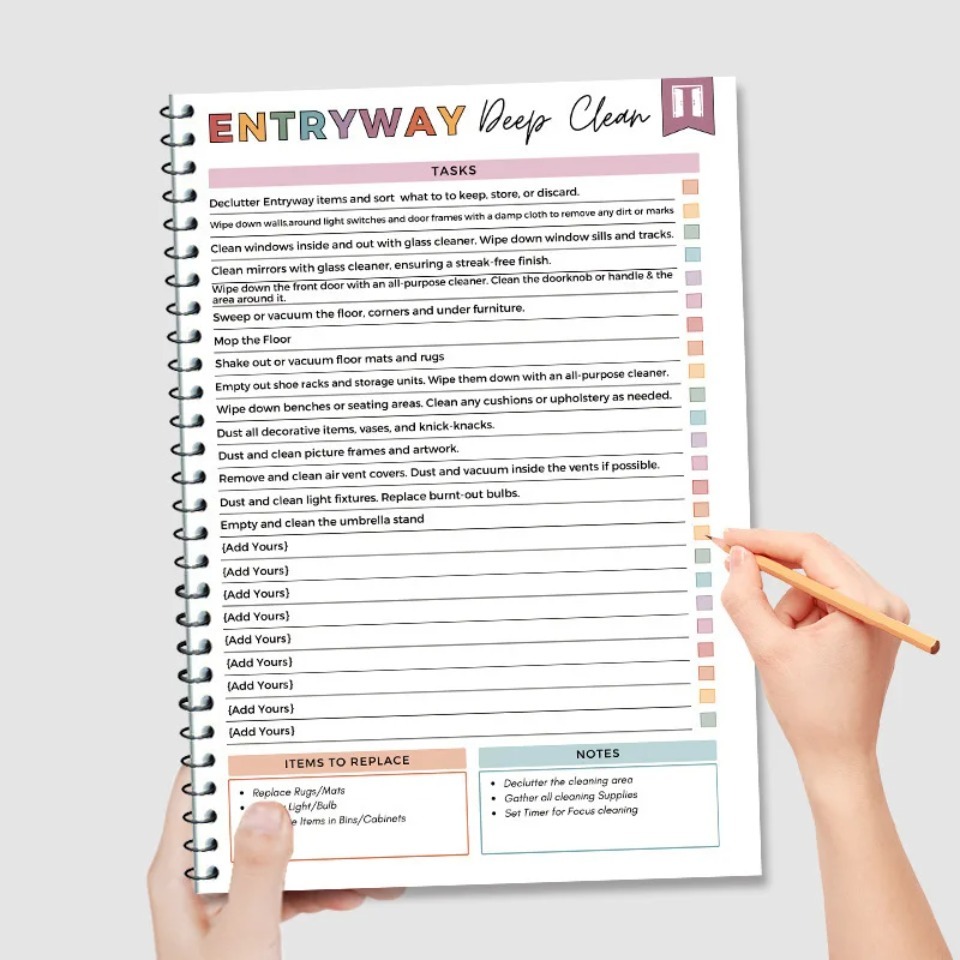 ADHD Cleaning Planner Bundle – - огляд і ціна Meal Plan Notepad