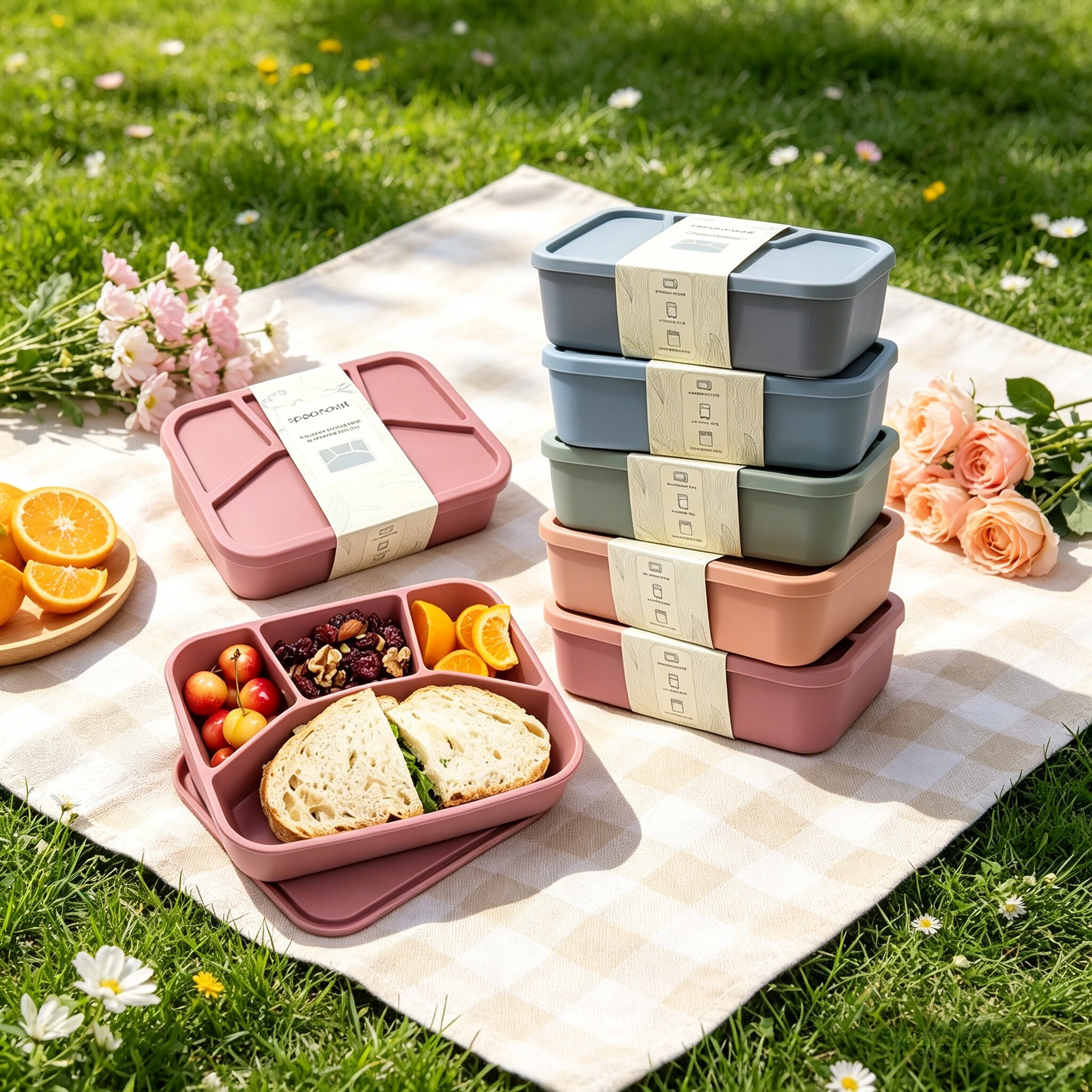 1pc Thickened Silicone Bento L - огляд і ціна Meal Prep Simple