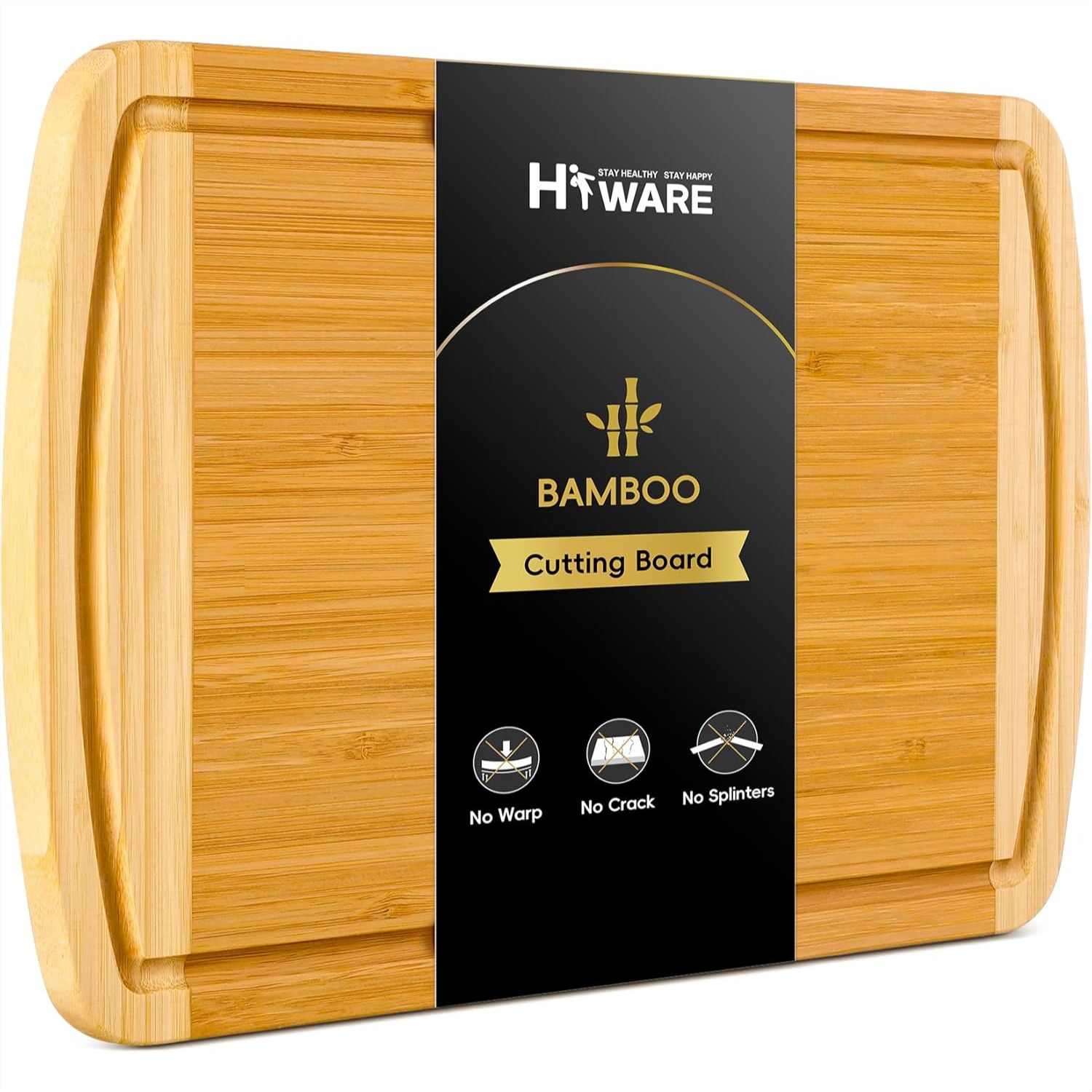 Large Bamboo Cutting Board wit - огляд і ціна Meal Prep Juice