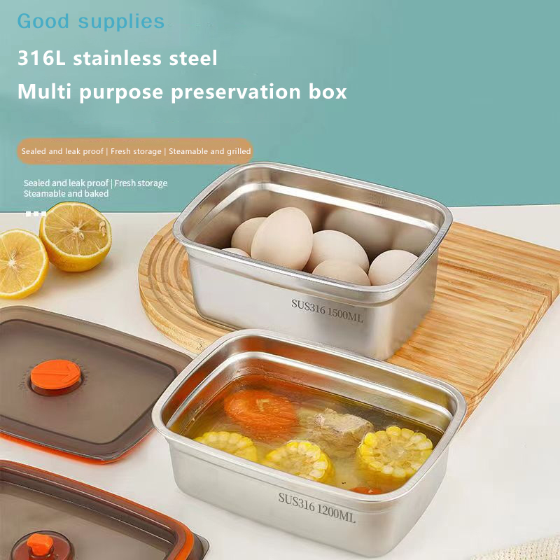 316 Stainless Steel Camping Lu - огляд і ціна Stainless Bento Box