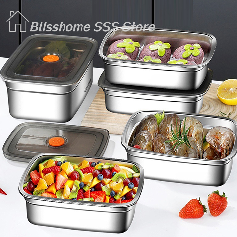 【S】304 Stainless Steel Lunch B - огляд і ціна Meal Prep Freezer