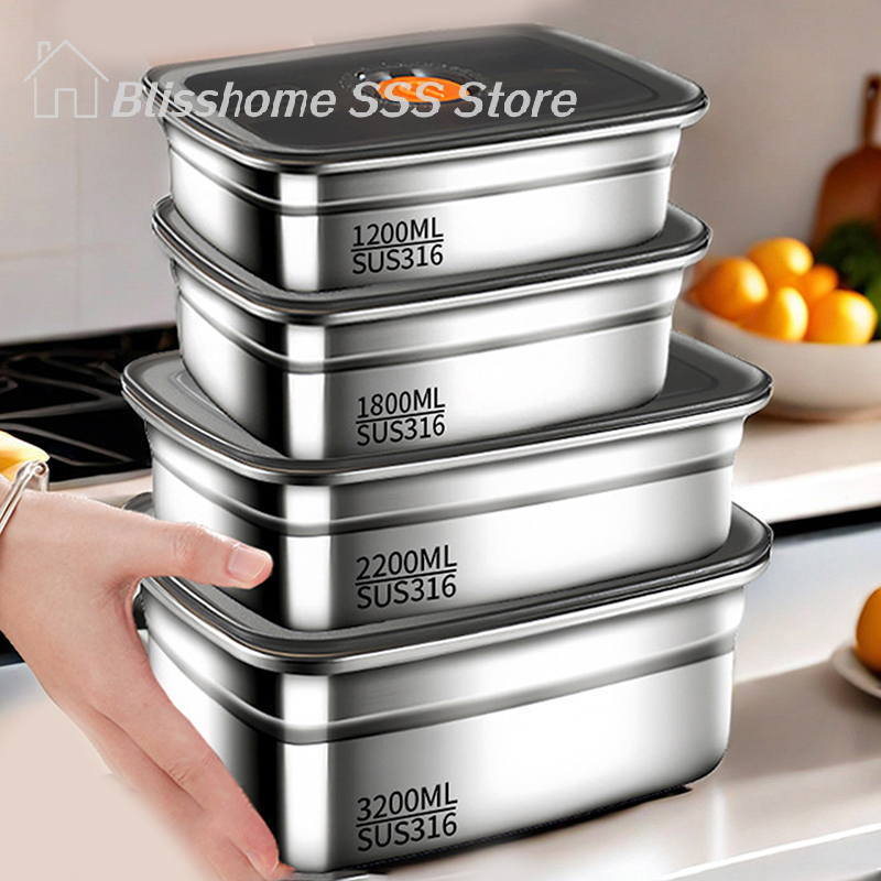 【S】304 Stainless Steel Lunch B - огляд і ціна Meal Prep Freezer