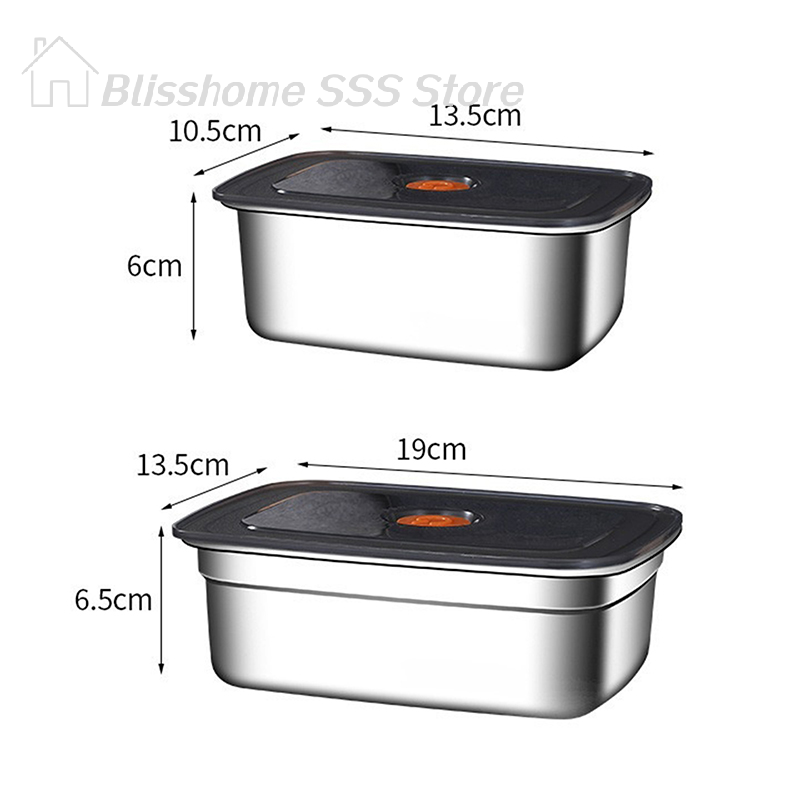 【S】304 Stainless Steel Lunch B - огляд і ціна Meal Prep Freezer