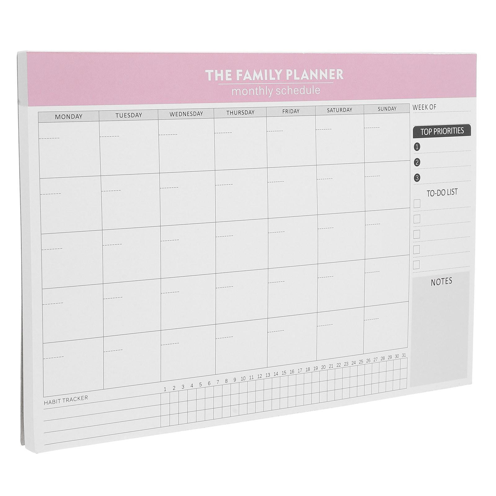 Monthly Planner Notepad Undate - огляд і ціна Meal Plan Notepad