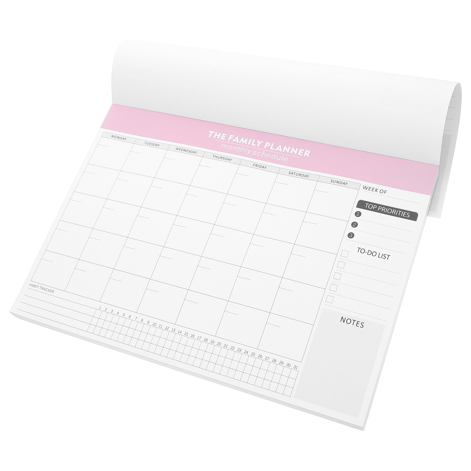Monthly Planner Notepad Undate - огляд і ціна Meal Plan Notepad