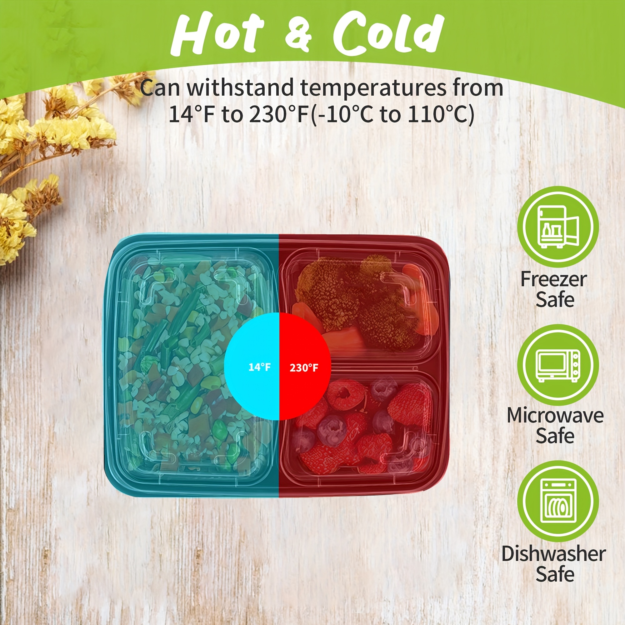 300pcs Meal Prep Containers 15 - огляд і ціна Meal Prep Freezer