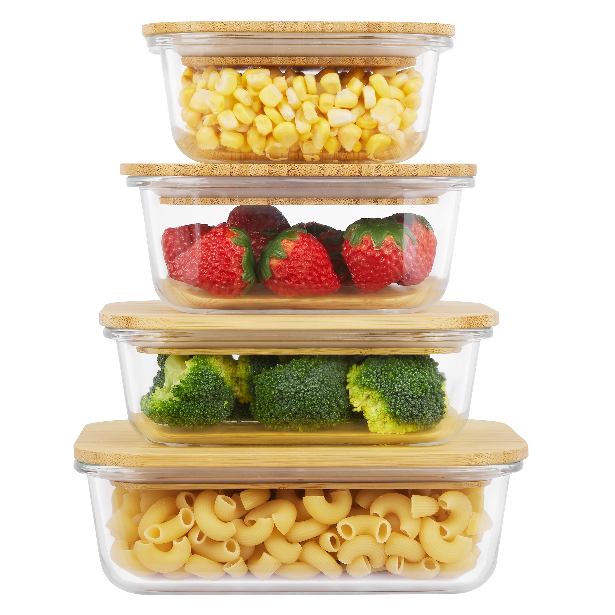 8pcs(4pcs Containers And 4pcs  - огляд і ціна Meal Prep Freezer