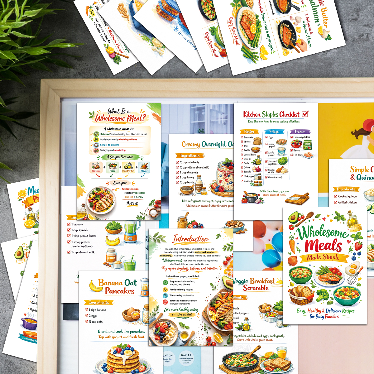 30pcs Wholesome Meals Recipe C - огляд і ціна Meal Prep Simple