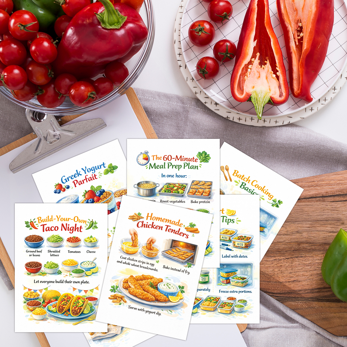 30pcs Wholesome Meals Recipe C - огляд і ціна Meal Prep Simple