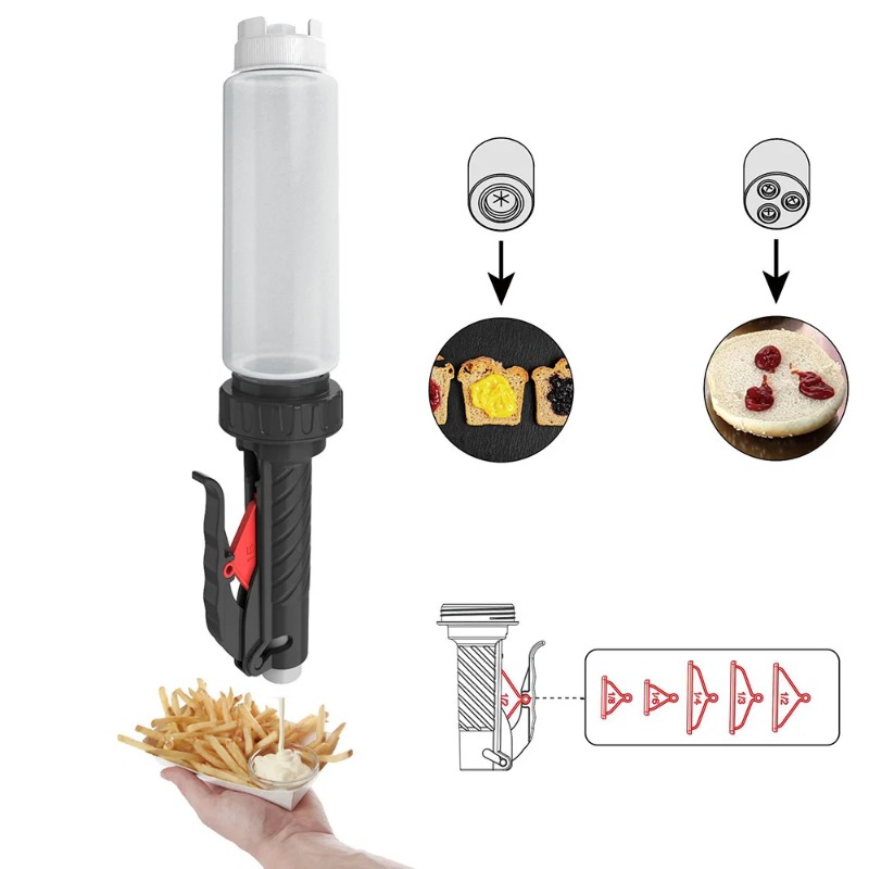 Simple 480/600/720ml Pump Suct - огляд і ціна Sauce Squeeze Bottle