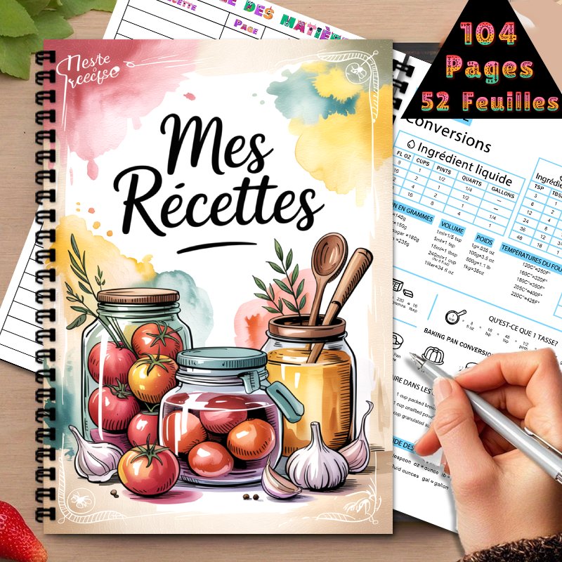 A5 French Special Recipe Book, - огляд і ціна Meal Plan Notepad