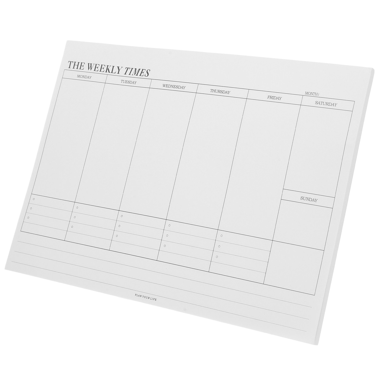 Weekly Calendar Planner Notepa - огляд і ціна Meal Plan Notepad