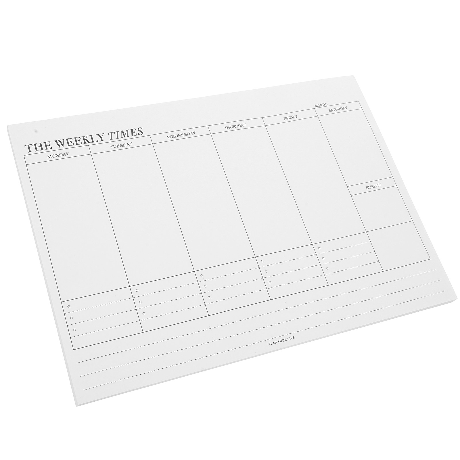Weekly Calendar Planner Notepa - огляд і ціна Meal Plan Notepad