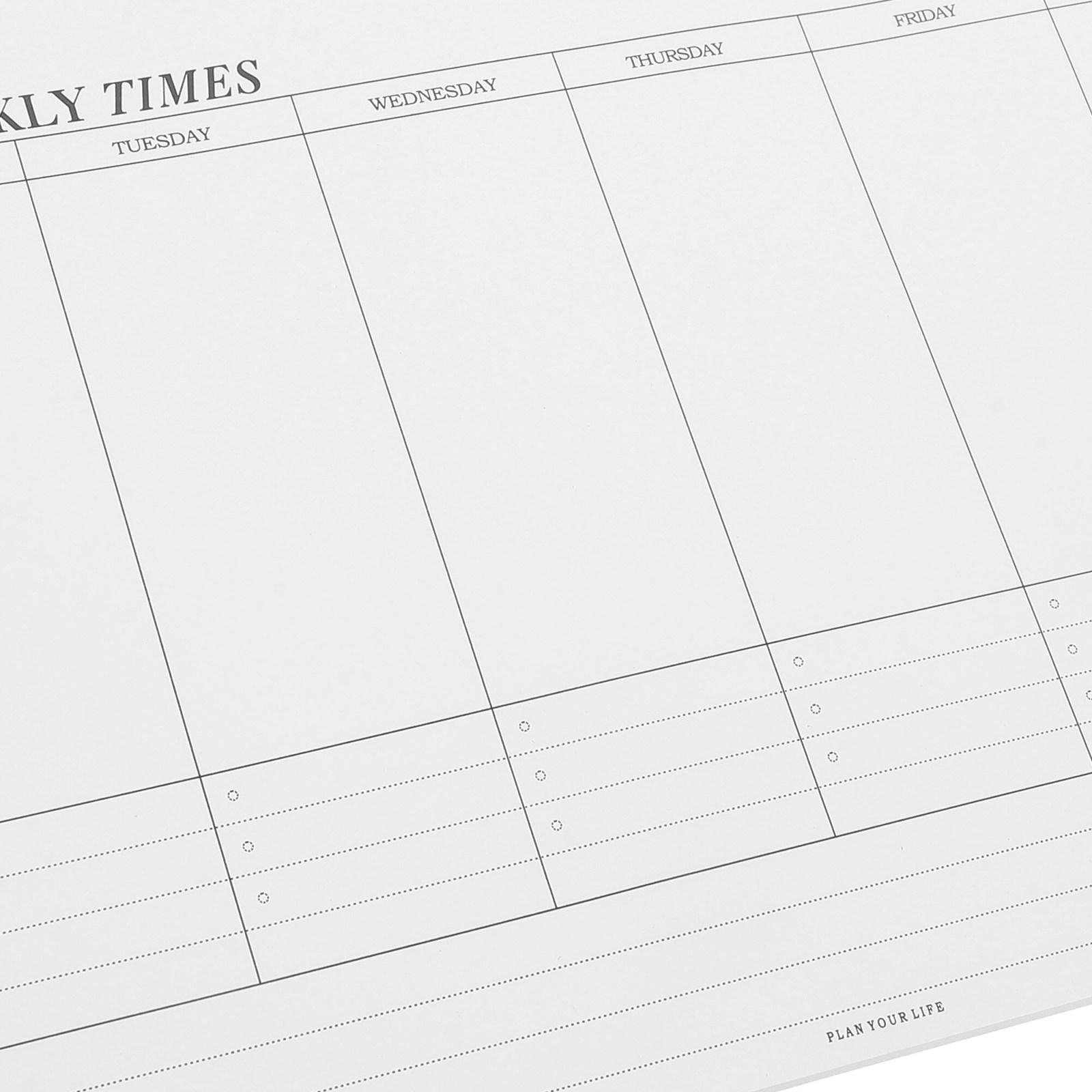 Weekly Calendar Planner Notepa - огляд і ціна Meal Plan Notepad