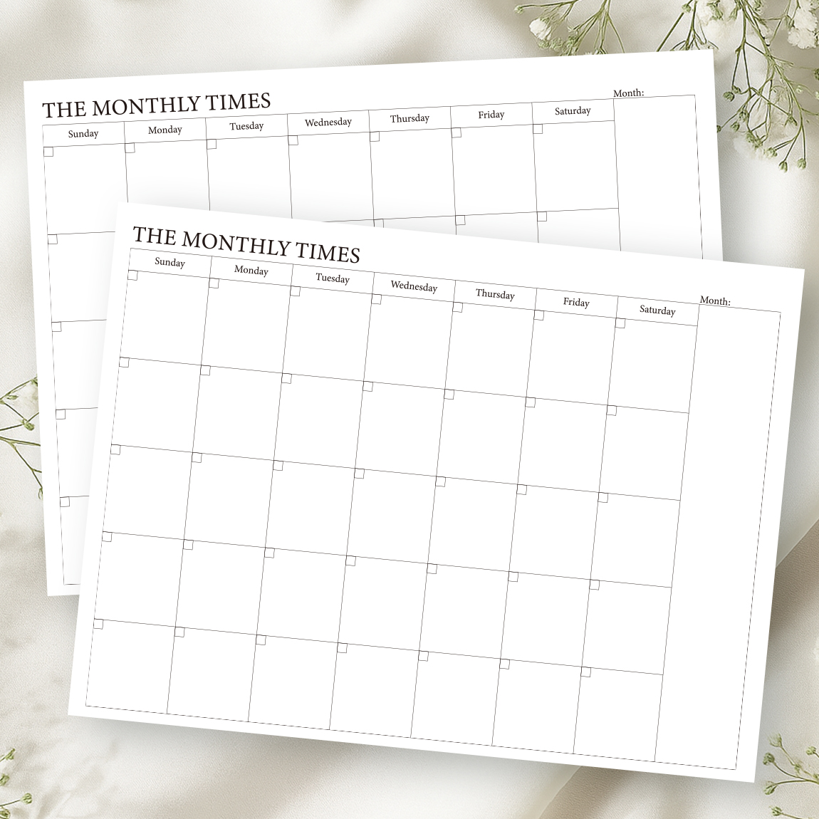 2 Pack Undated Monthly Planner - огляд і ціна Meal Plan Notepad