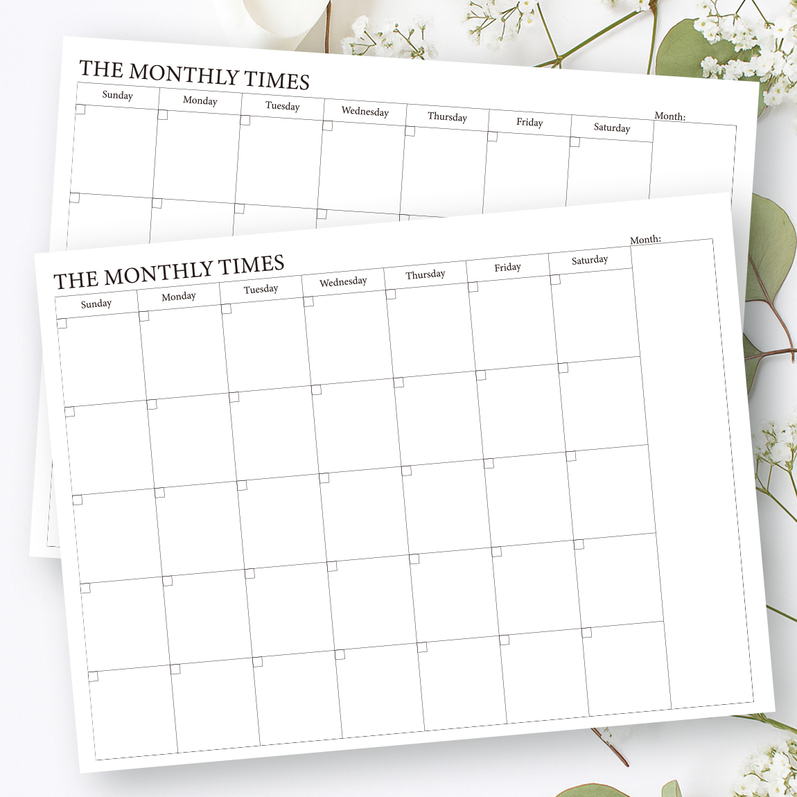 2 Pack Undated Monthly Planner - огляд і ціна Meal Plan Notepad