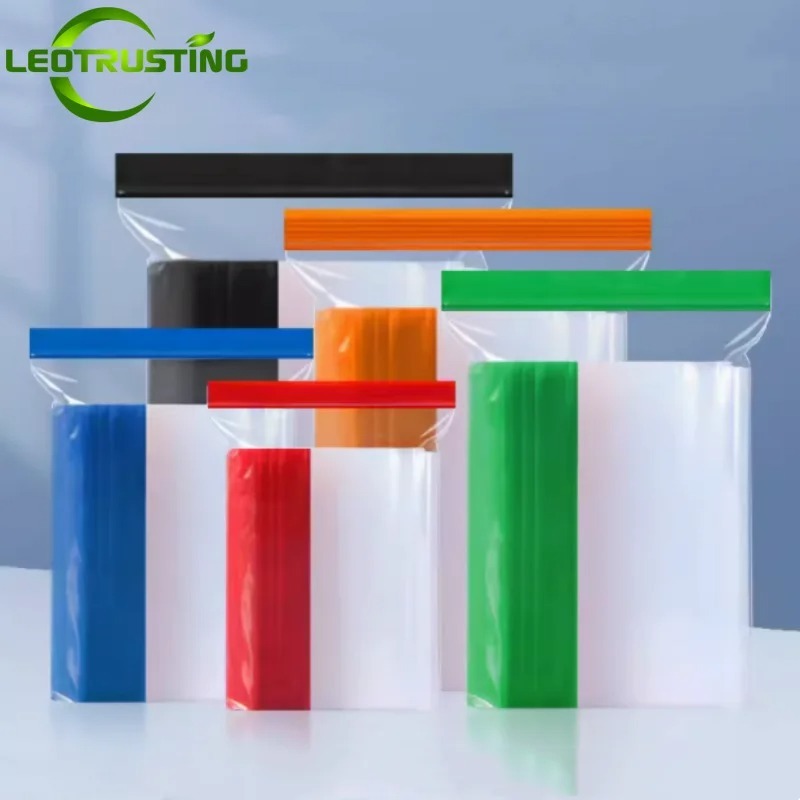 Colorful Clear PE  Zipper Stor - огляд і ціна Meal Prep Ziplock