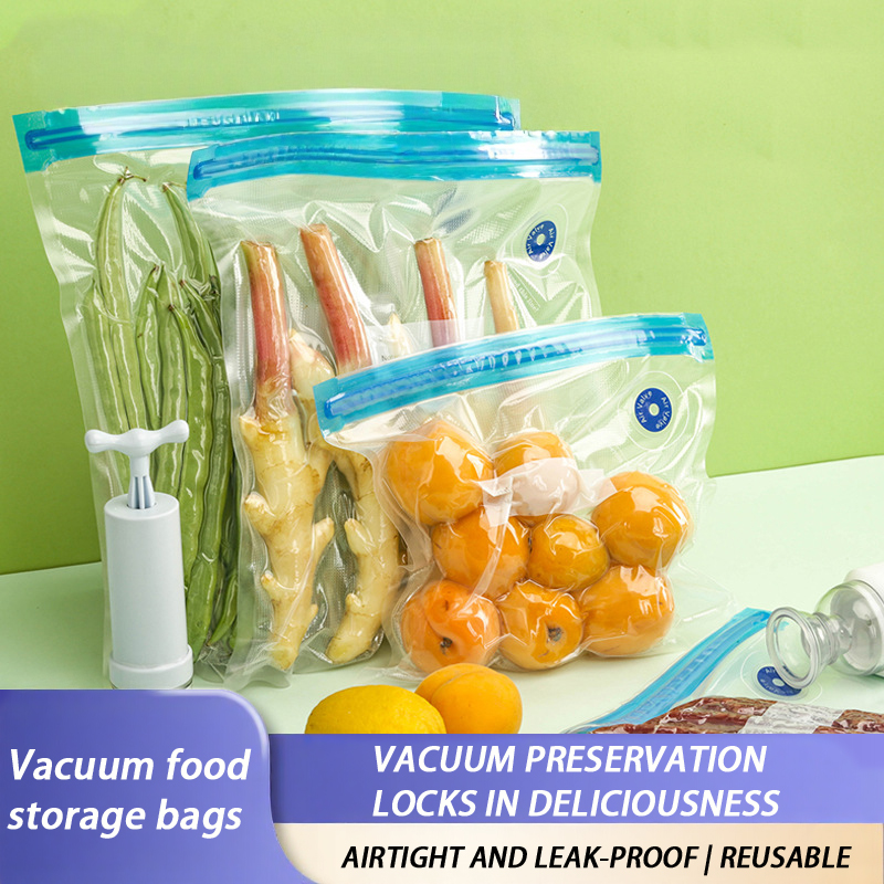 New Reusable Vacuum Sealer Bag - огляд і ціна Meal Prep Ziplock