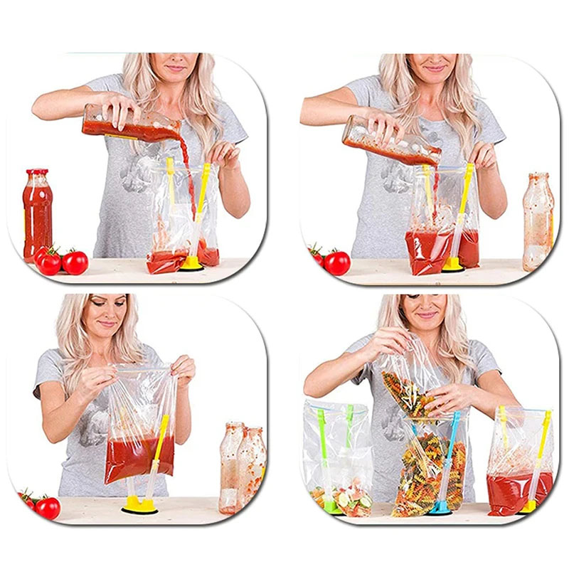Adjustable Baggy Rack Holder S - огляд і ціна Meal Prep Ziplock