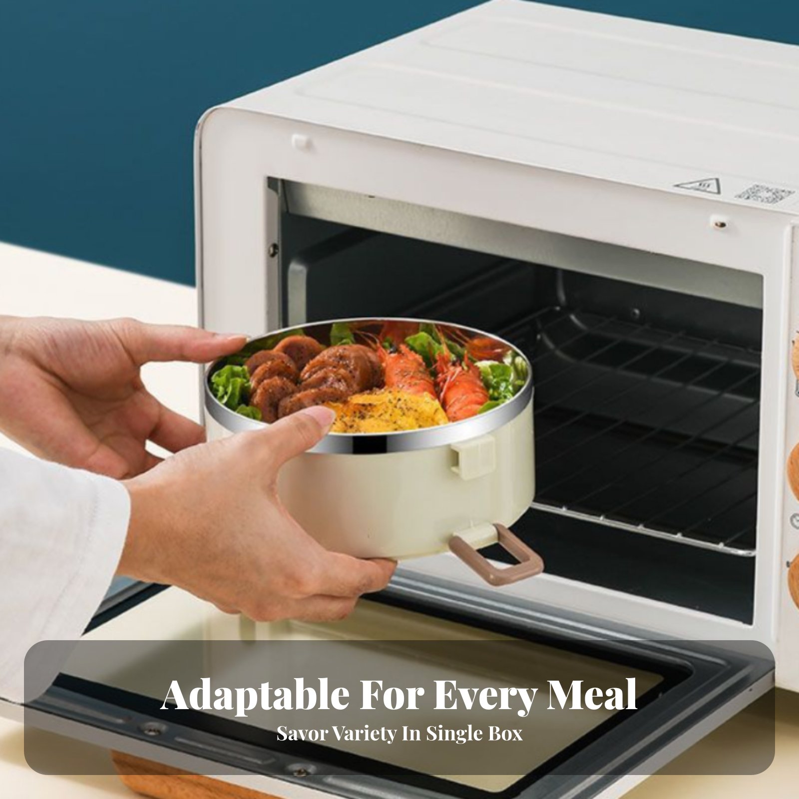 Stainless Steel Lunch Box, Mul - огляд і ціна Stainless Bento Box