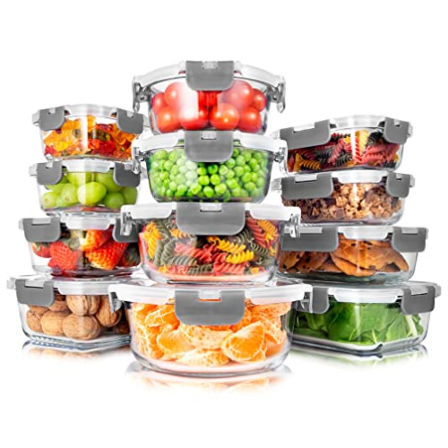 24 Pcs Glass Storage Container - огляд і ціна Pro Meal Prep