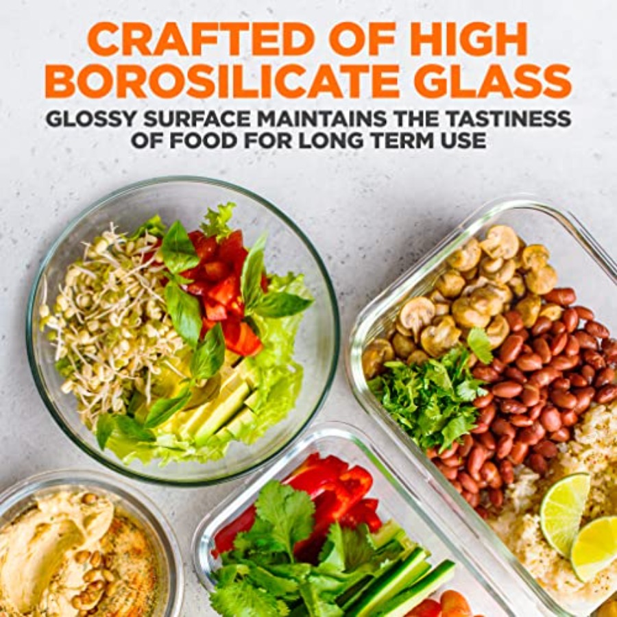 24 Pcs Glass Storage Container - огляд і ціна Pro Meal Prep