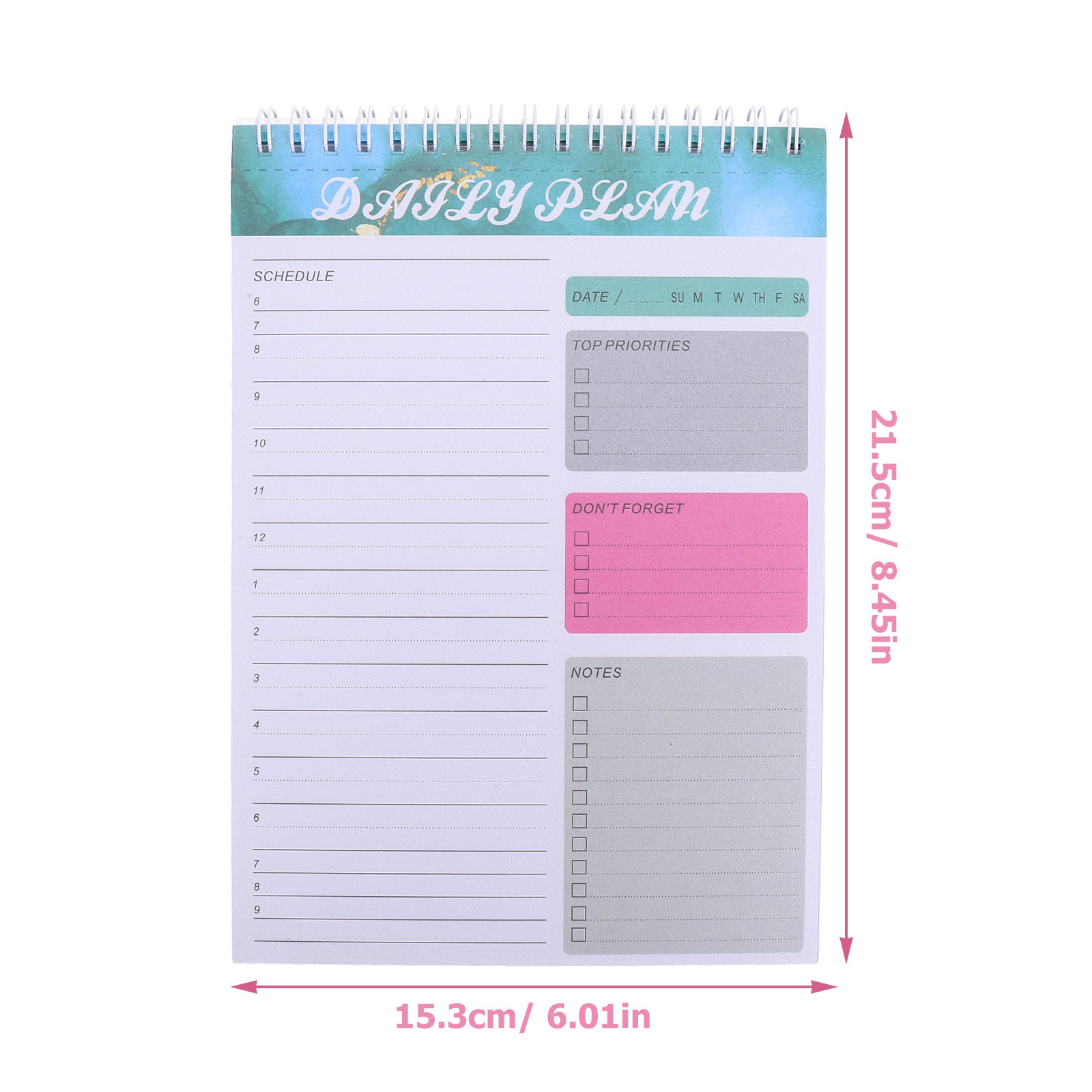 Tear Off Planner Notepad Daily - огляд і ціна Meal Plan Notepad