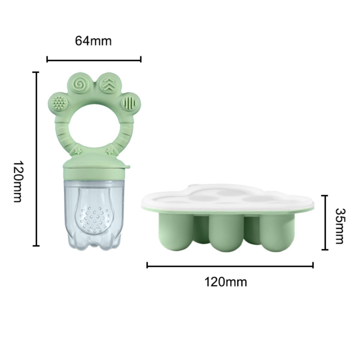 Baby Fruit Food Feeder & Freez - огляд і ціна Meal Prep Freezer