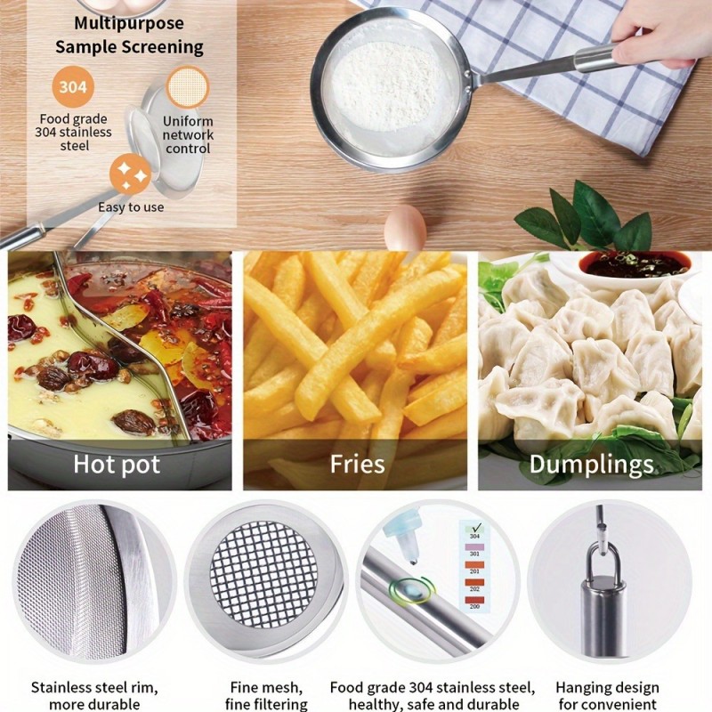Fine Mesh Stainless Steel Grea - огляд і ціна Meal Prep Quick
