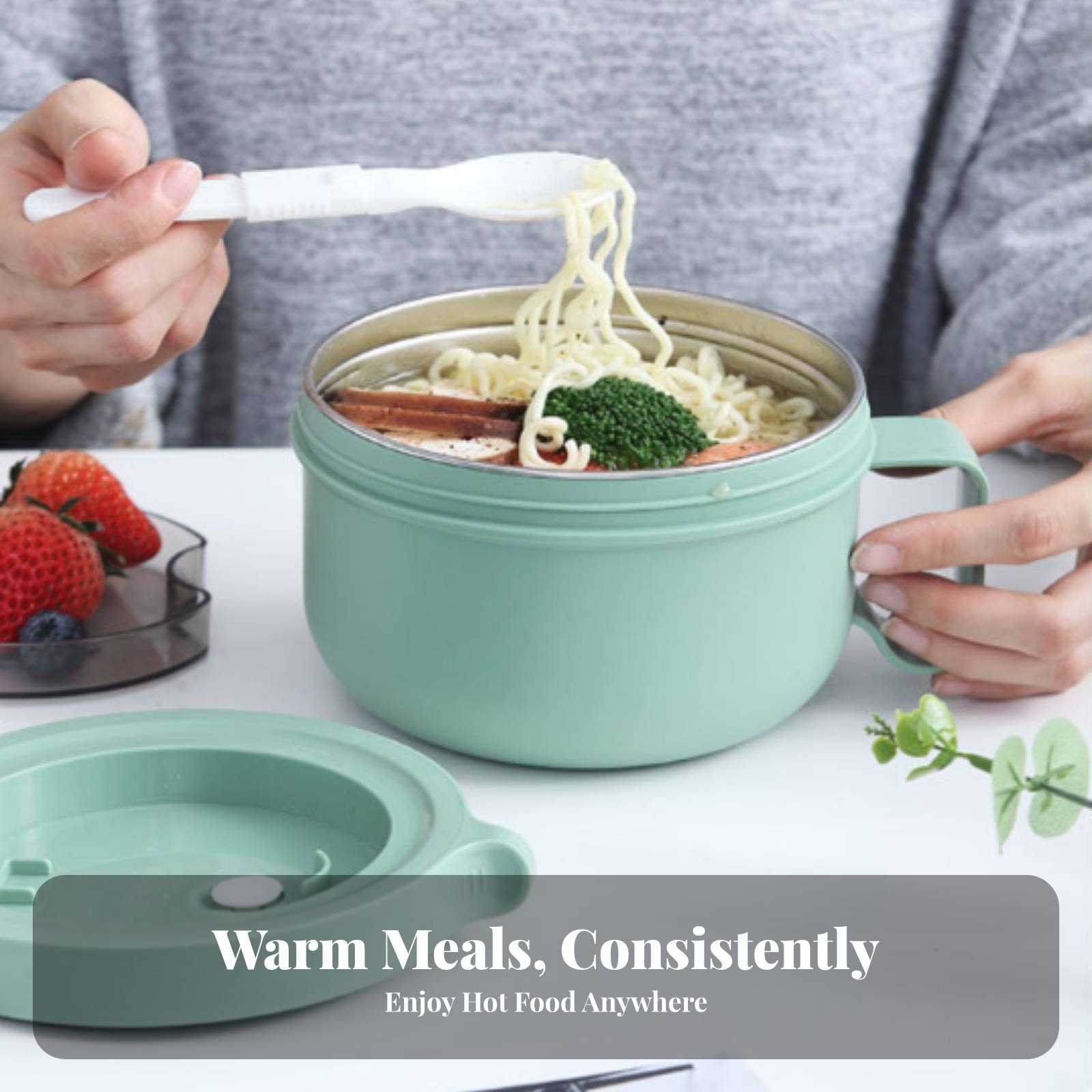 Instant Pasta Bowl, 304 Stainl - огляд і ціна Stainless Bento Box