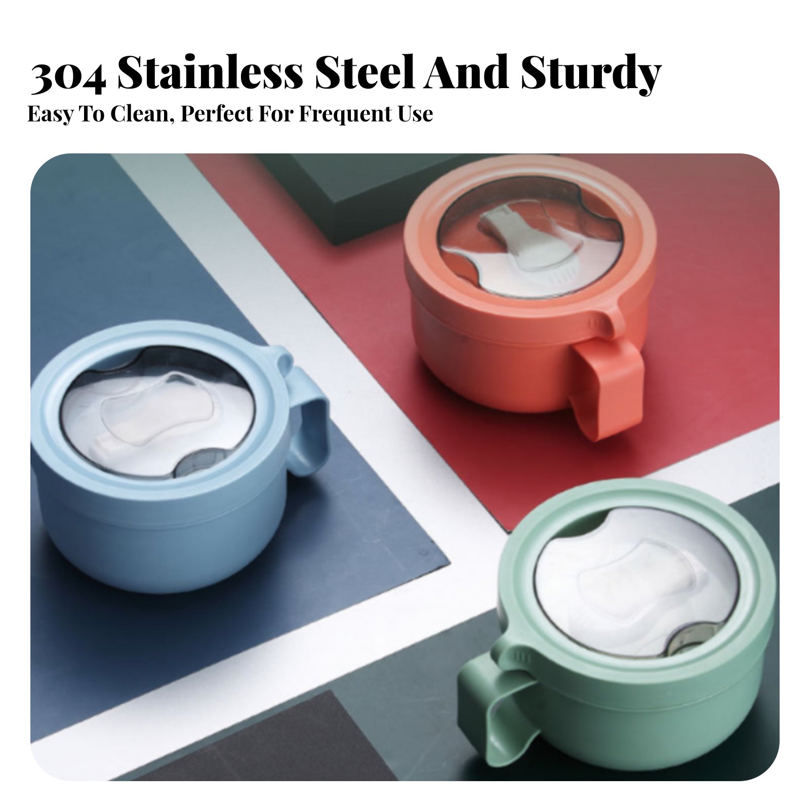 Instant Pasta Bowl, 304 Stainl - огляд і ціна Stainless Bento Box