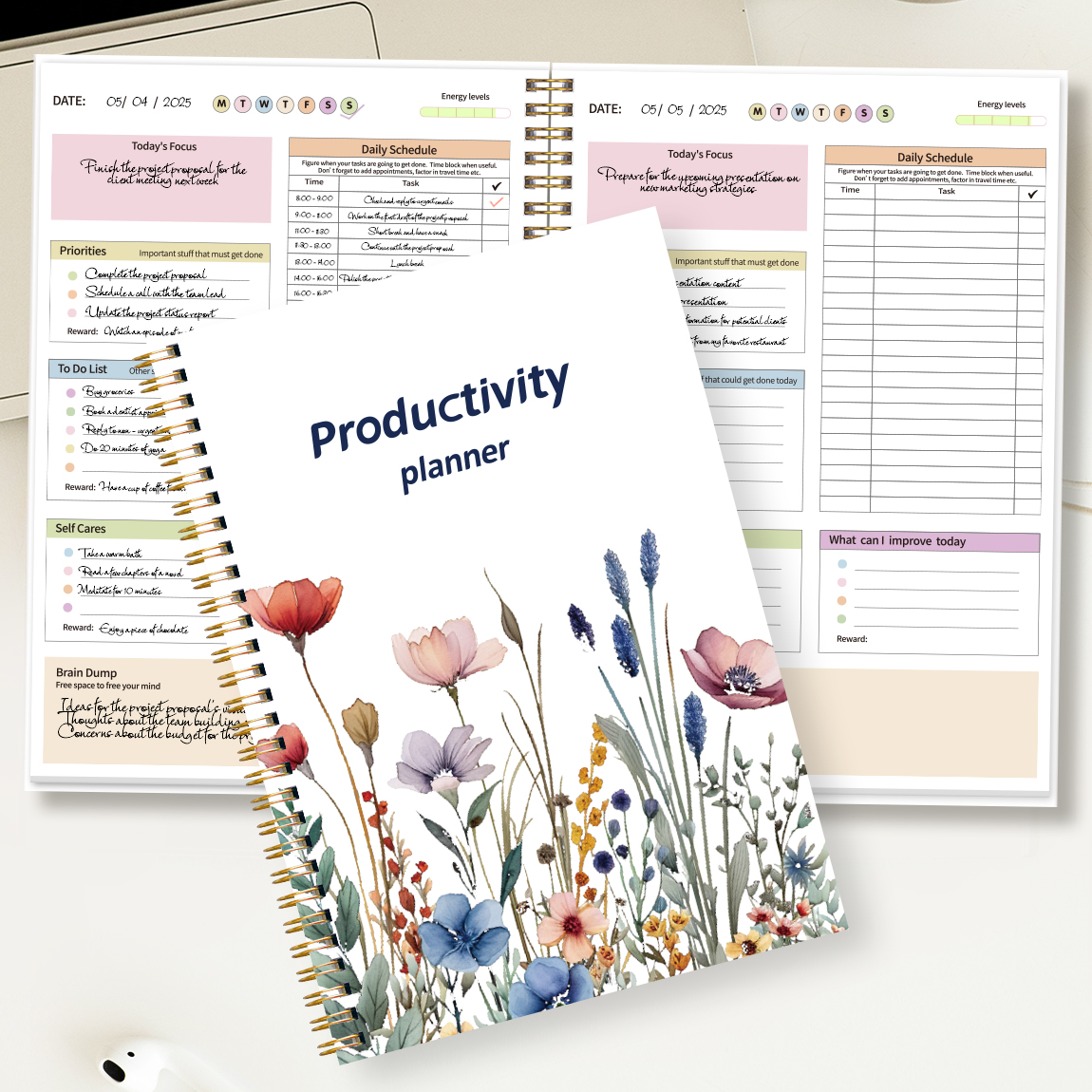 B5 Productivity Planner, Daily - огляд і ціна Meal Plan Notepad