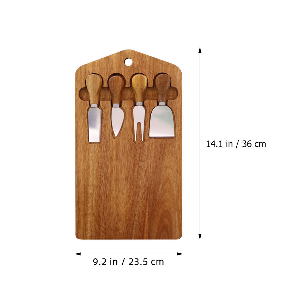 1Set Wood Cheese Board Set Han - огляд і ціна Meal Prep Simple