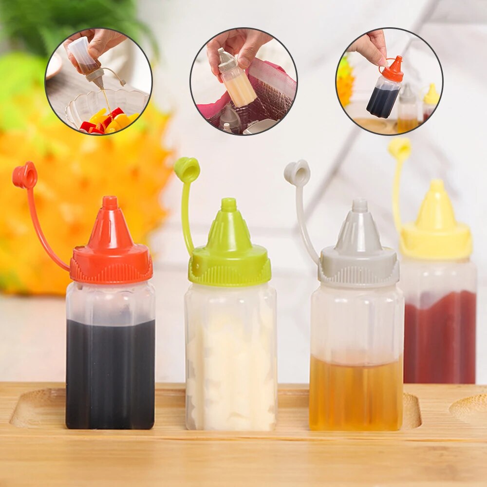 4PCS Kitchen Household Sauce V - огляд і ціна Sauce Squeeze Bottle