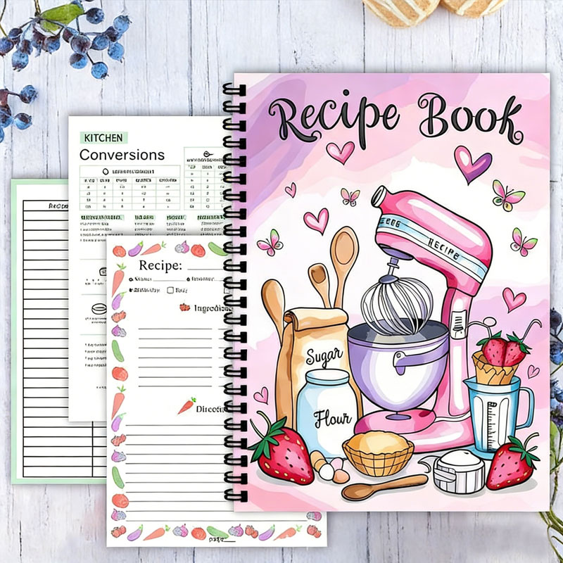 Recipe Logbook 100 Sheets Empt - огляд і ціна Meal Plan Notepad