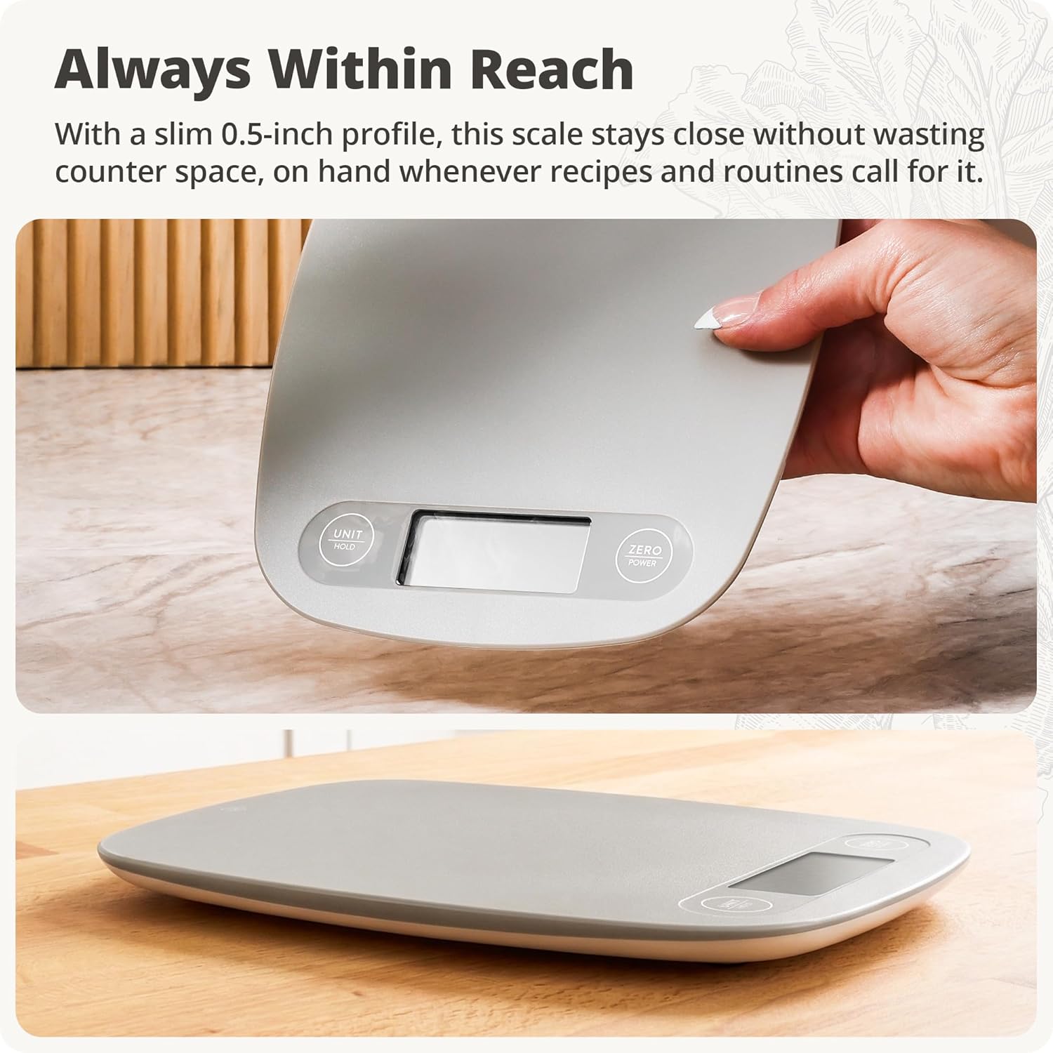 Digital Kitchen Scale with 1g  - огляд і ціна Meal Prep Quick